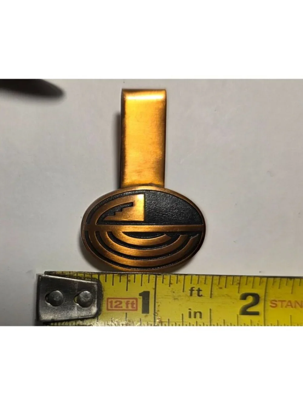 Copper Cufflinks tie clip bar set Black Oval western modern geometric men